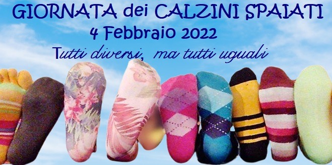 Giornata dei calzini spaiati: 4 febbraio 2022